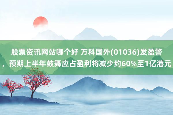 股票资讯网站哪个好 万科国外(01036)发盈警，预期上半年鼓舞应占盈利将减少约60%至1亿港元