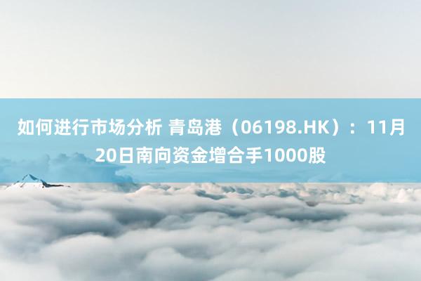 如何进行市场分析 青岛港（06198.HK）：11月20日南向资金增合手1000股