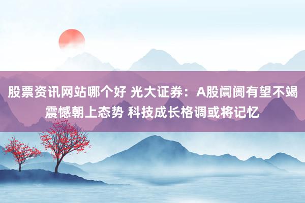 股票资讯网站哪个好 光大证券：A股阛阓有望不竭震憾朝上态势 科技成长格调或将记忆