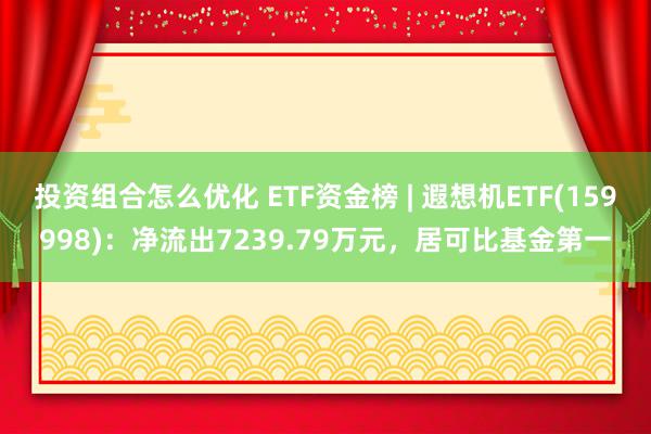 投资组合怎么优化 ETF资金榜 | 遐想机ETF(159998)：净流出7239.79万元，居可比基金第一